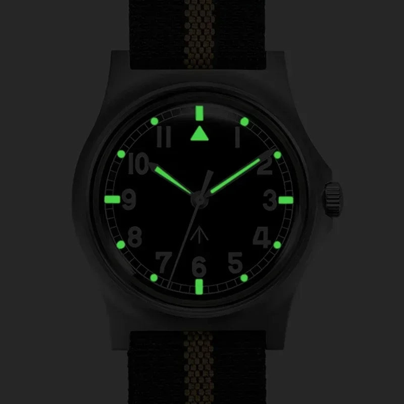 ★Pre-Owned★Rdunae RA01 G10 Retro Military Filed Quartz Watch
