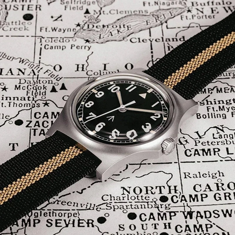 ★Pre-Owned★Rdunae RA01 G10 Retro Military Filed Quartz Watch
