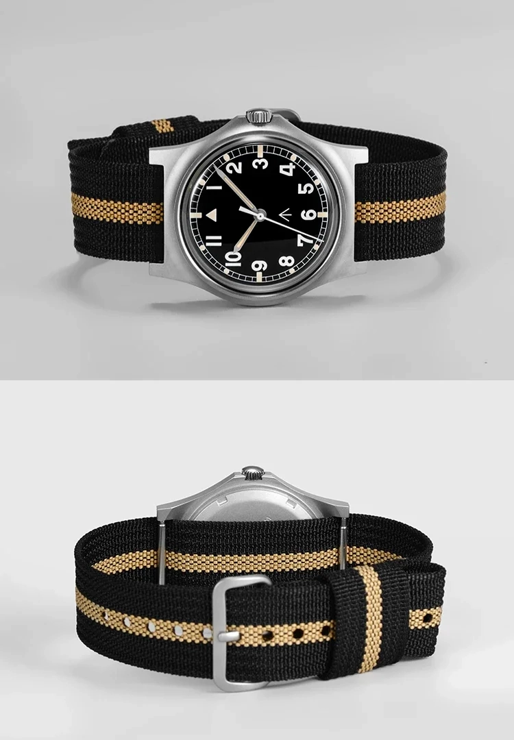 ★Pre-Owned★Rdunae RA01 G10 Retro Military Filed Quartz Watch