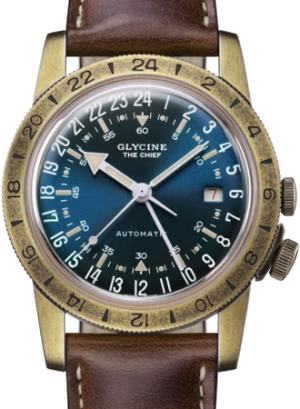Airman Vintage "The Chief" GMT Aged Blue Ref. GL0308