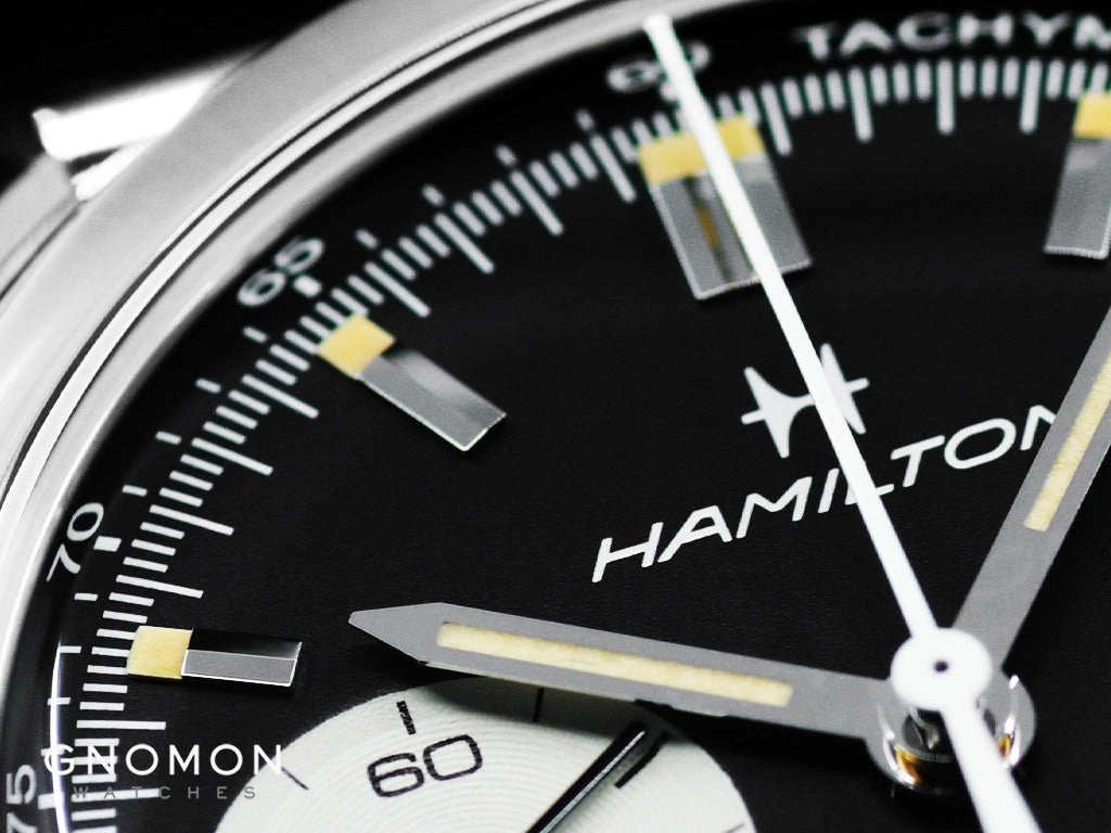 American Classic Intra-Matic Chronograph H Black - Bracelet Ref. H38429130