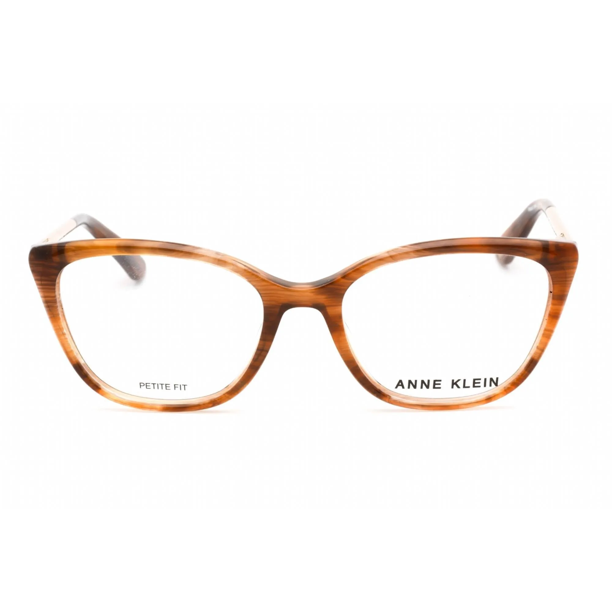 Anne Klein Women's Eyeglasses - Mocha Horn Cat Eye Full Rim Plastic Frame | AK5084 200