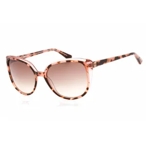 Anne Klein Women's Sunglasses - Blush Tortoise Butterfly Plastic Frame | AK7077 690