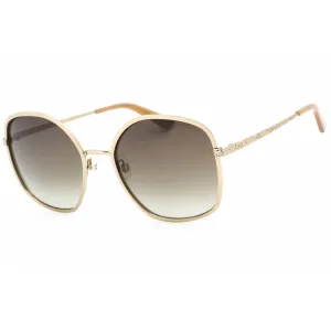 Anne Klein Women's Sunglasses - Gold Butterfly Full Rim Metal Frame | AK7063 717