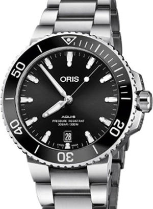 Aquis Date Black Sunburst - Bracelet - 39.5mm - Ref. 01 733 7732 4134-07 8 21 05PEB
