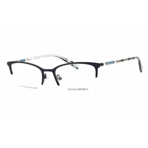 Banana Republic Women's Eyeglasses - 52mm Blue Cat Eye Half Rim Frame | BR 226 0PJP 00