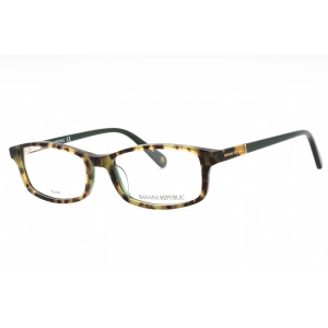 Banana Republic Women's Eyeglasses - Olive Havana Plastic 52mm Frame | BR 215 0G1U 00