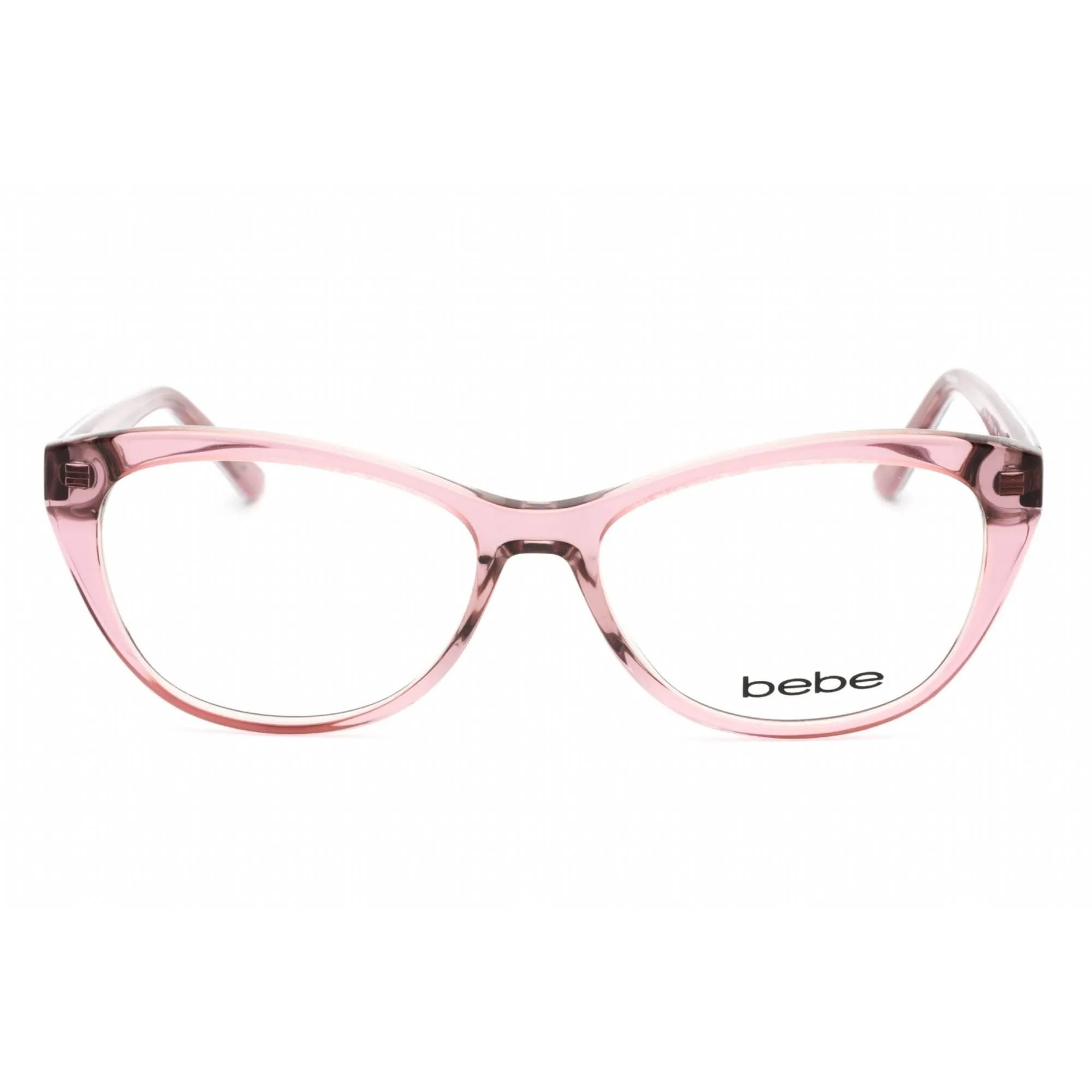 Bebe Women's Eyeglasses - Plum Full Rim Cat Eye Fixed Nose Pads Frame | BB5156 505