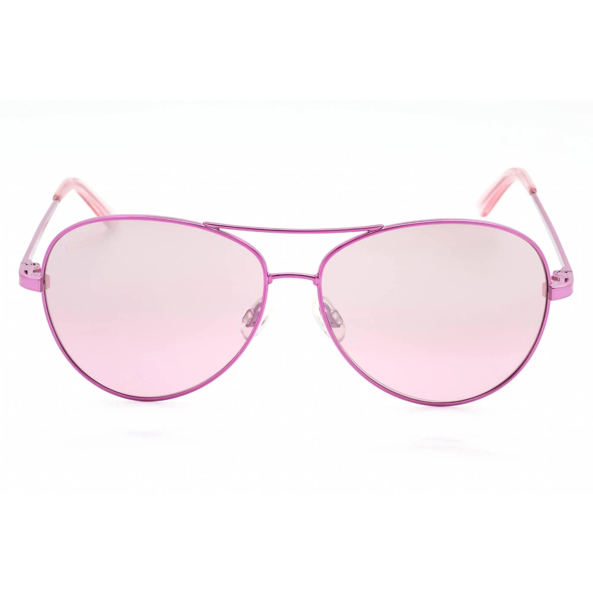Bebe Women's Sunglasses - Shocking Pink Metal Full Rim Avaitor Frame | BB7112 651