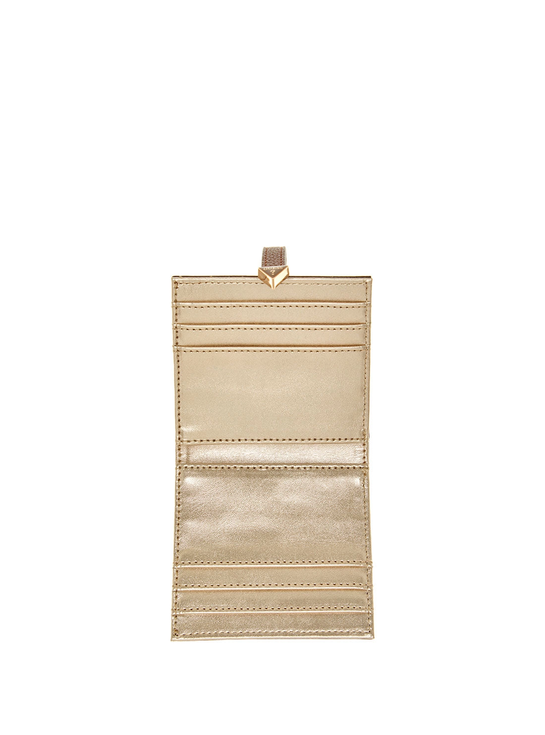 Beige Giully Tab Card Case