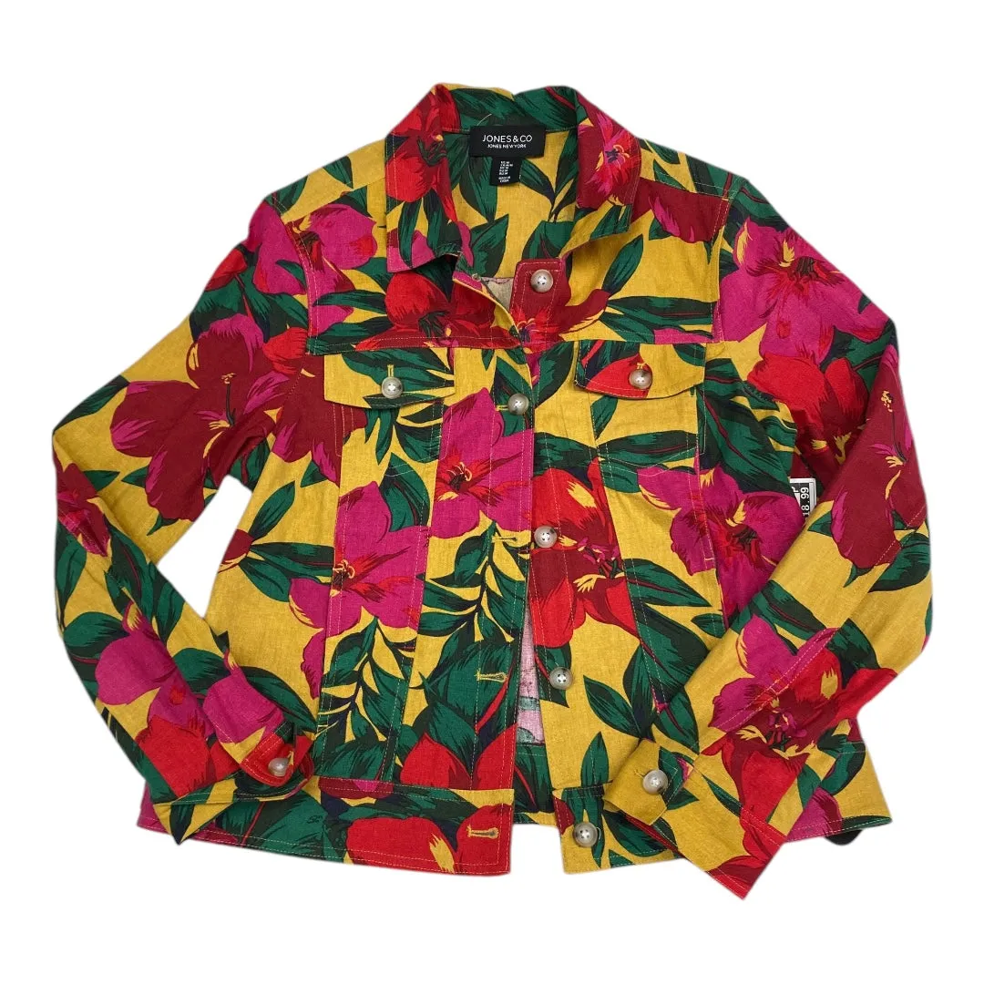 Blazer By Jones And Co In Floral Print, Size:M