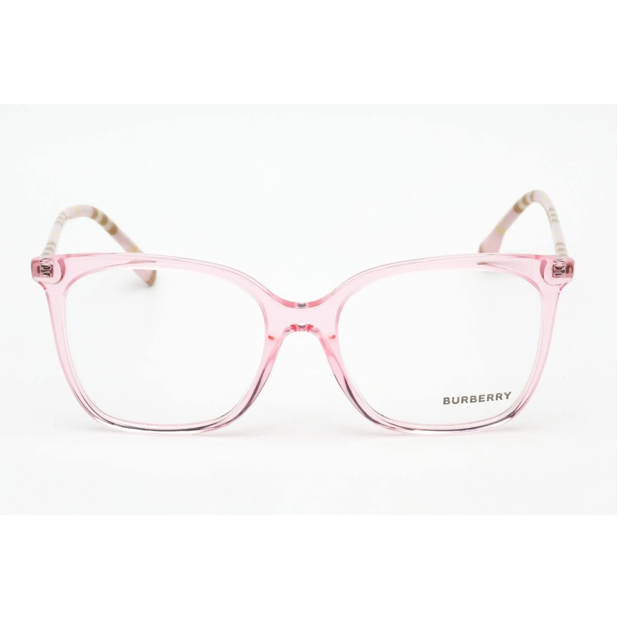 Burberry Women's Eyeglasses - Clear Demo Lens Pink Plastic Square Frame | 0BE2367 4020