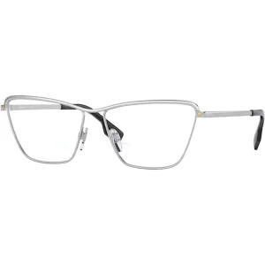 Burberry Women's Eyeglasses - Silver Metal Cat Eye Frame | BURBERRY 0BE1343 1303