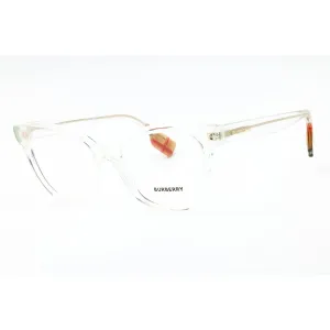 Burberry Women's Eyeglasses - Transparent Plastic Cat Eye Shape Frame | 0BE2375 3024