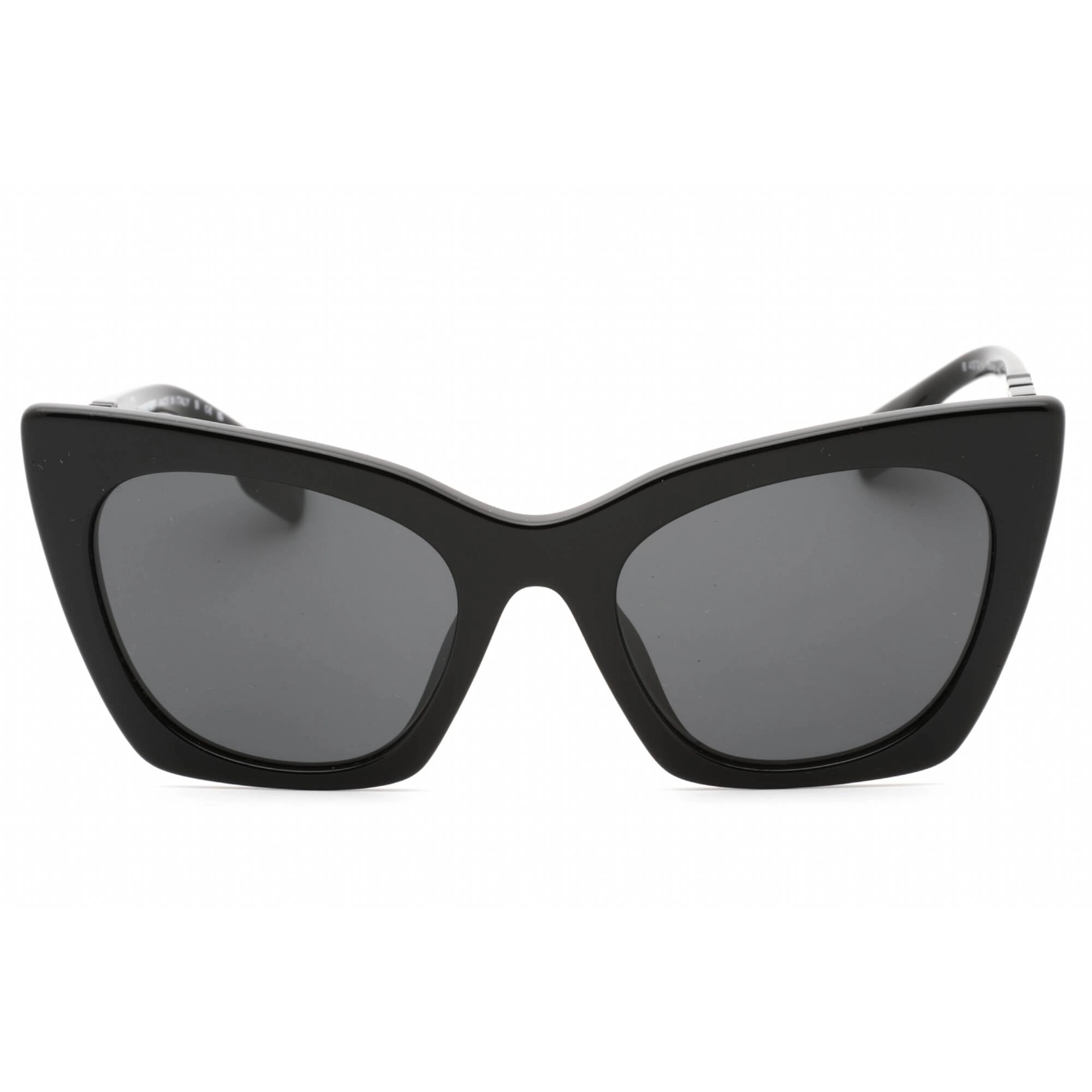 Burberry Women's Sunglasses - Black Cat Eye Frame Dark Grey Lens | 0BE4372U 300187