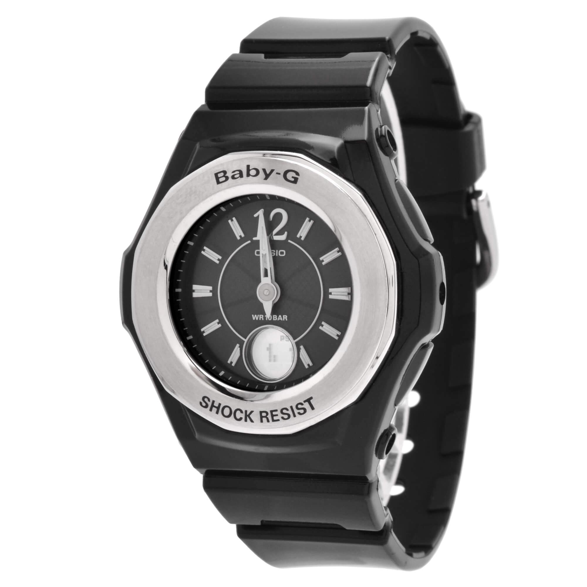 Casio Women's Watch - Baby-G Alarm Blue and Black Dial Strap Digital | BGA-1000-1B