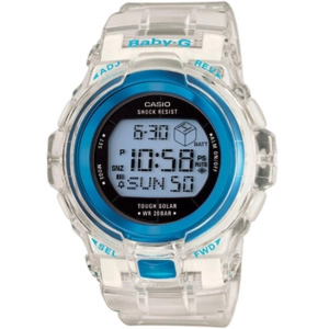 Casio Women's Watch - Baby-G Tough Solar Black and Grey Dial Digital | BGR-300EB-7