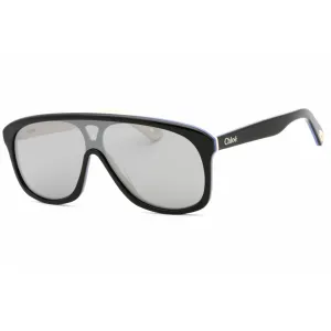 Chloe Women's Sunglasses - Black Shield Full Rim Recycled Acetate Frame | CH0212S 004