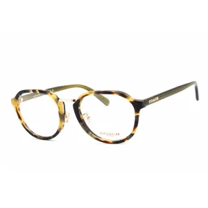 Coach Women's Eyeglasses - Full Rim Round Shape Tortoise Plastic Frame | 0HC6211 5324