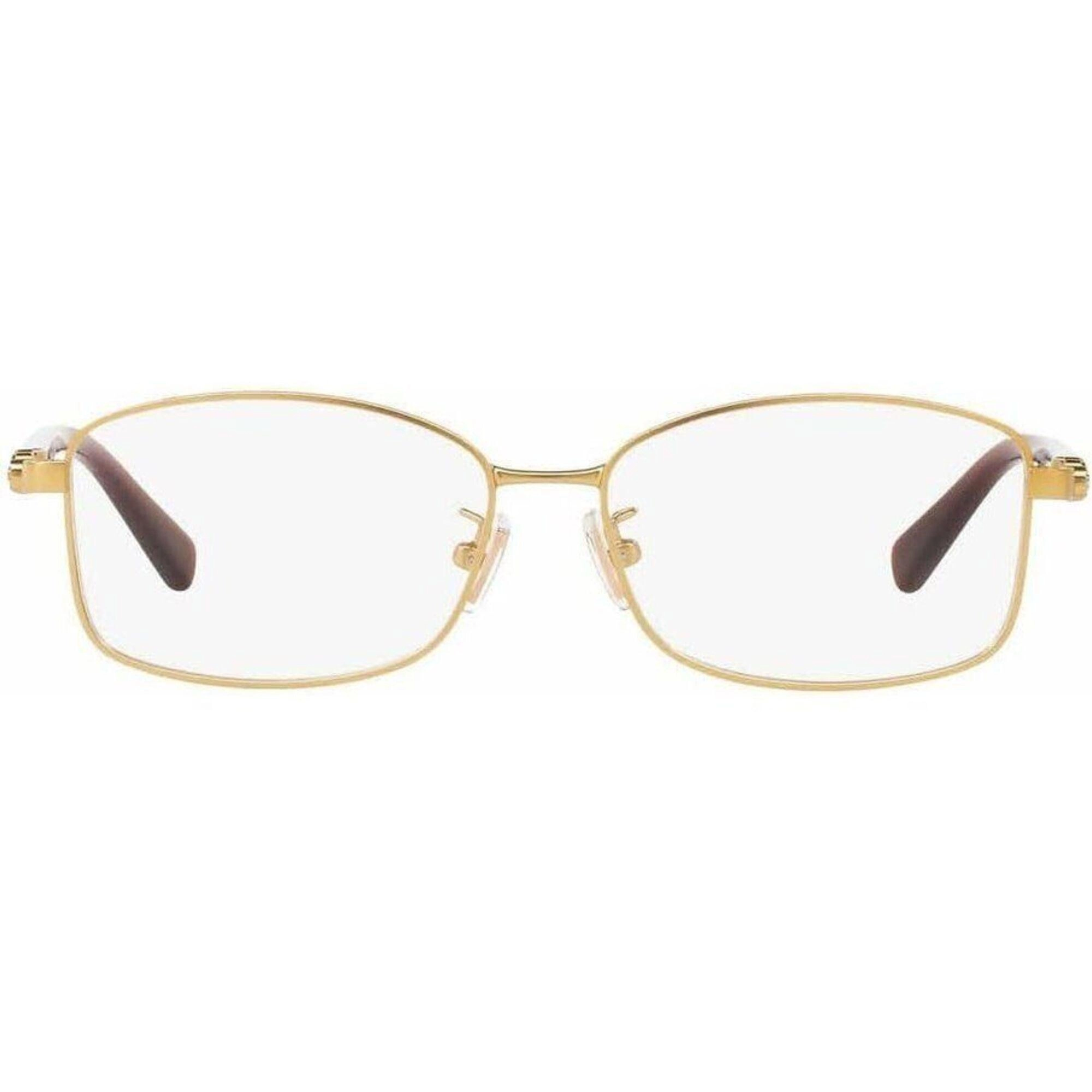 Coach Women's Eyeglasses - Satin Gold Milky Black C Rectangular | COACH 0HC5083B 9277