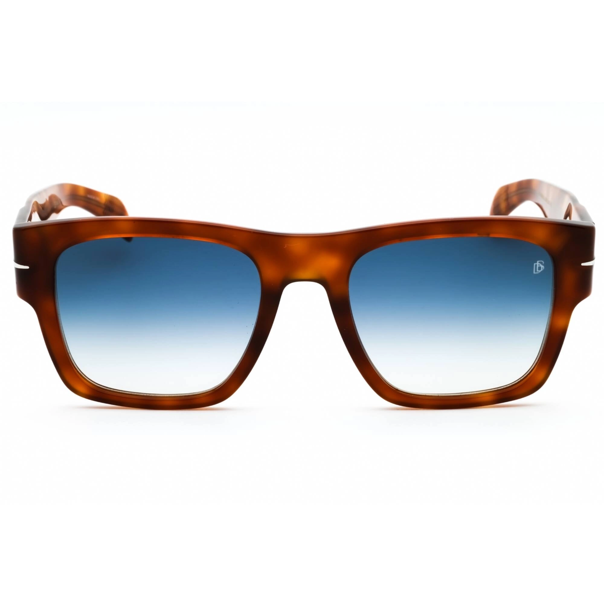 David Beckham Men's Sunglasses - Havana Honey Square Frame | DB 7000/S BOLD 0C9B 08