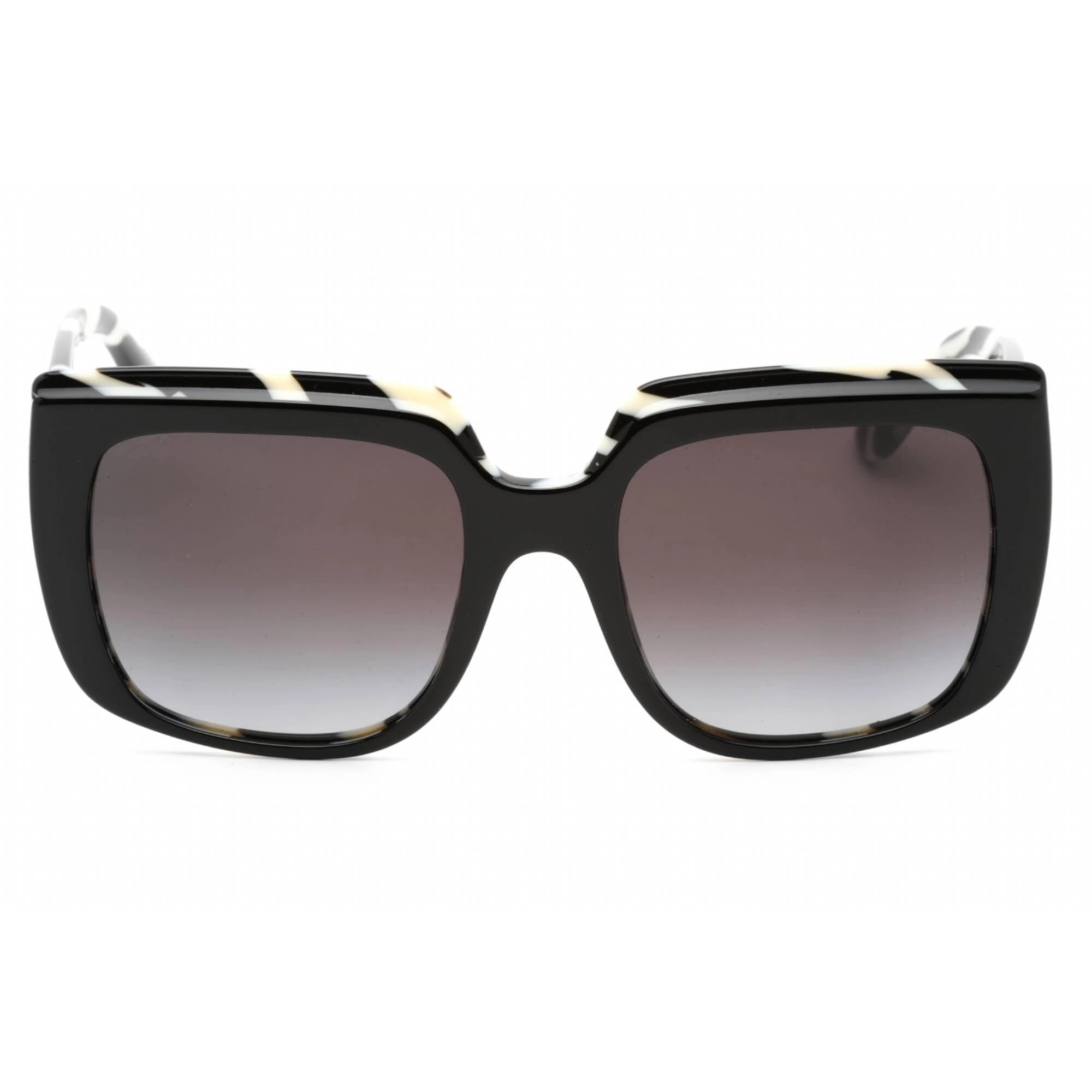 Dolce & Gabbana Women's Sunglasses - Top Black On Zebra Square Frame | 0DG4414 33728G