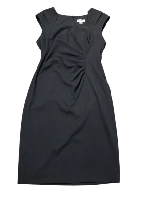 Dress Casual Midi By Calvin Klein In Black, Size:M
