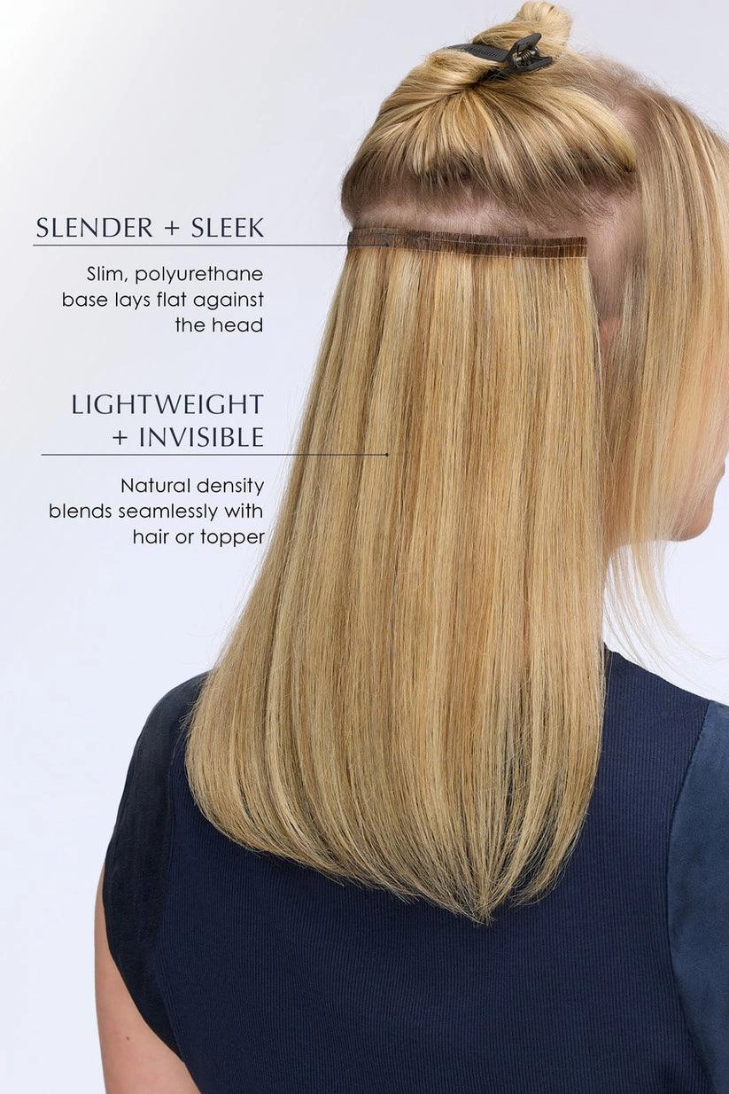 easiPieces 16" L x 4" W Hairpiece by easiHair |Human Hair (1 Piece)