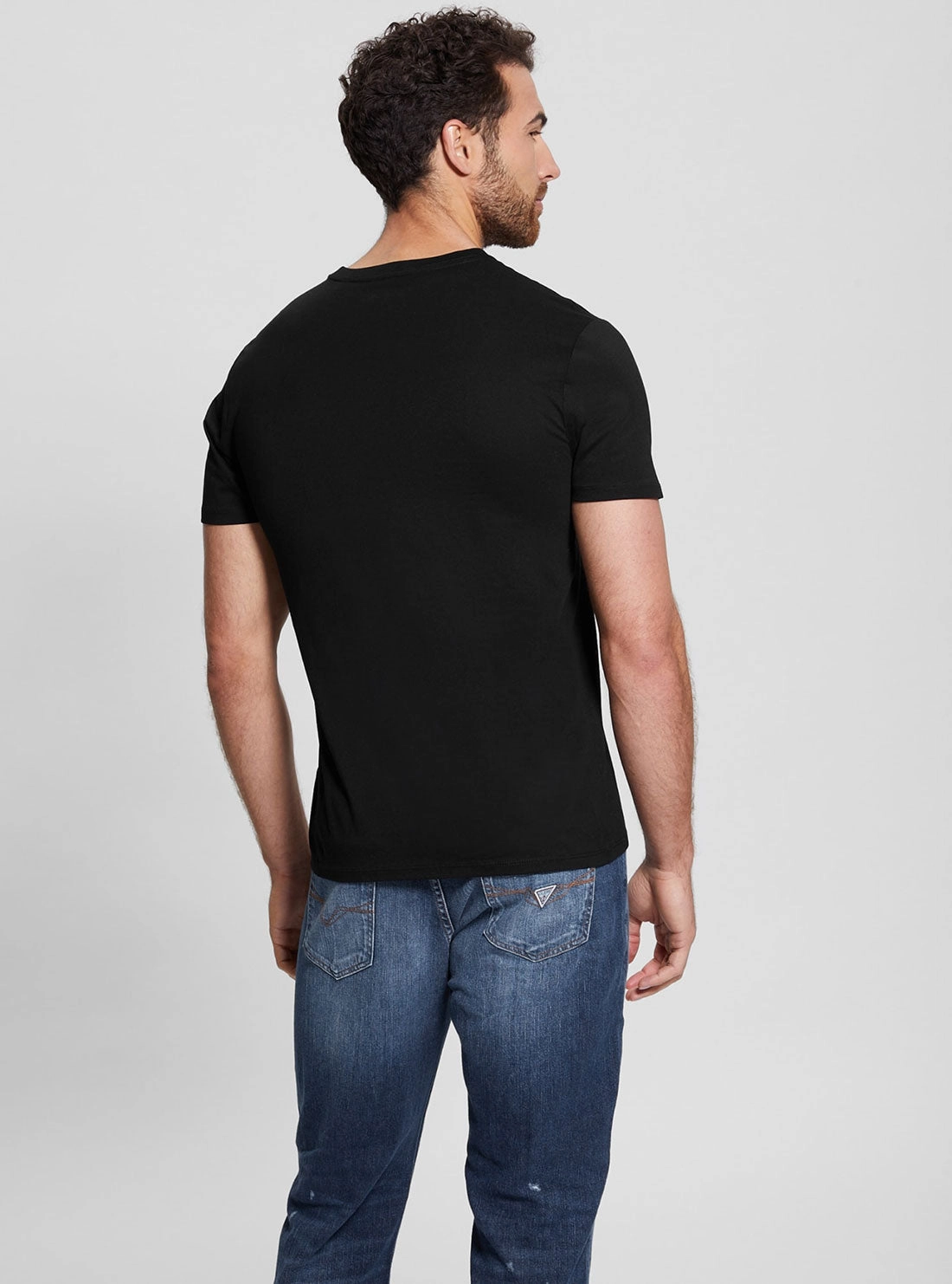Eco Black Embossed Logo T-Shirt