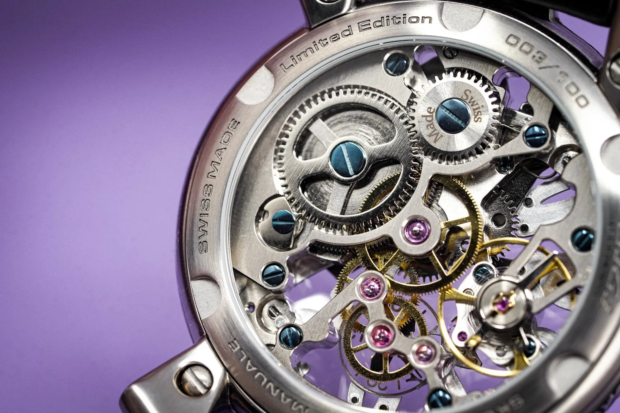 GaGà Milano Mechanical Watch Skullpture Skeleton 48MM