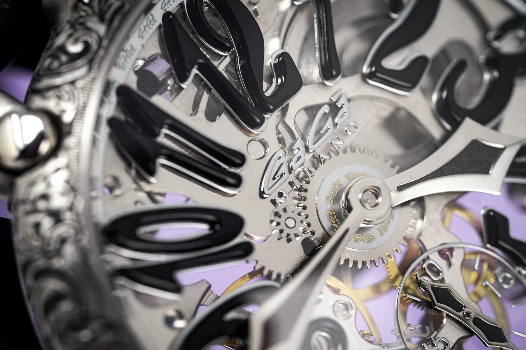 GaGà Milano Mechanical Watch Skullpture Skeleton 48MM