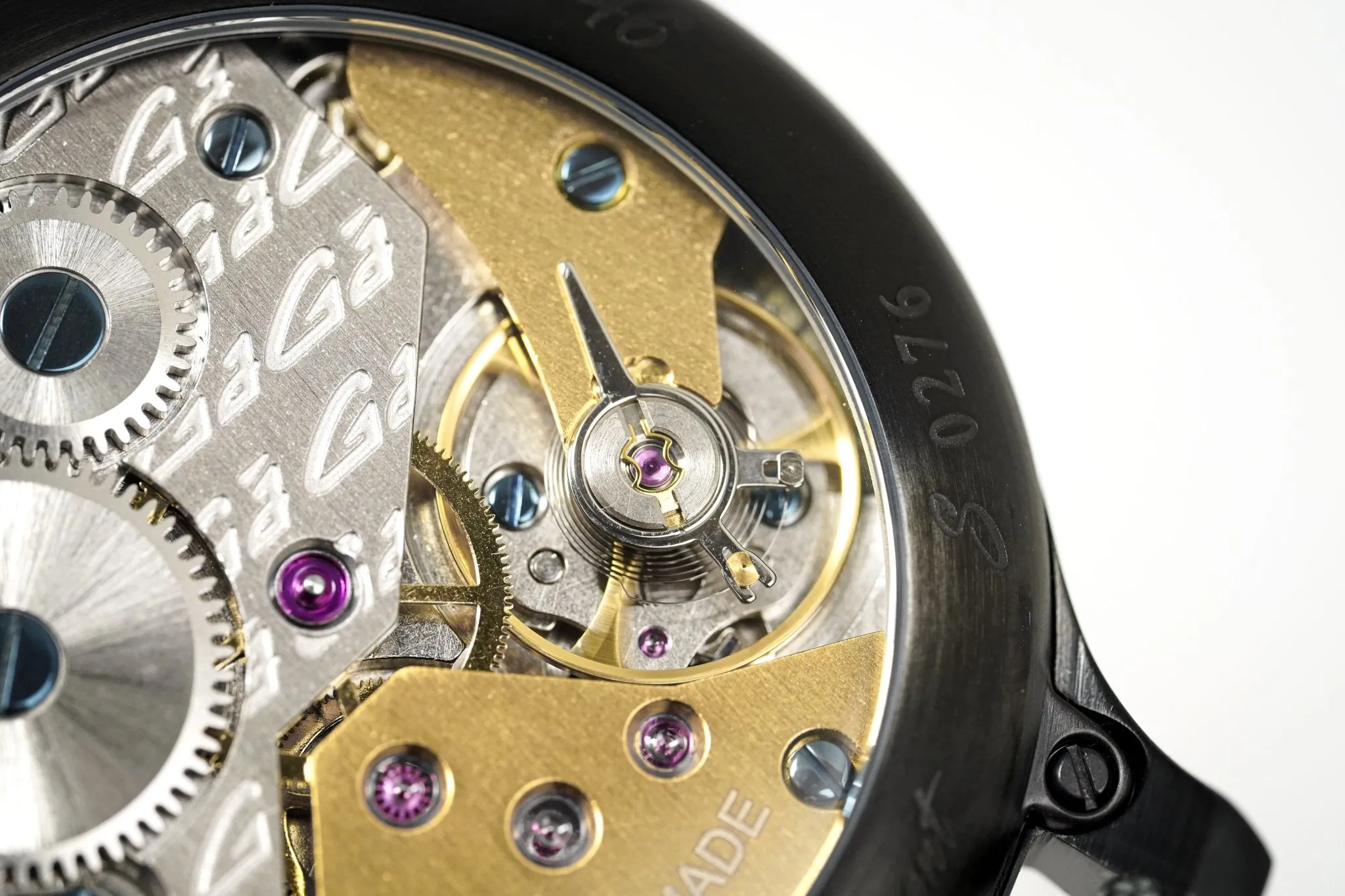 GaGà Milano Watch Classic Steel Black PVD 8042.01
