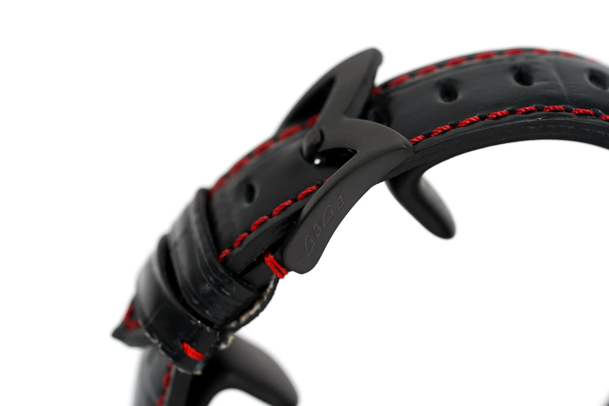 Gagà Milano Watch Manuale 48mm Carbon Fibre Red 5016.08