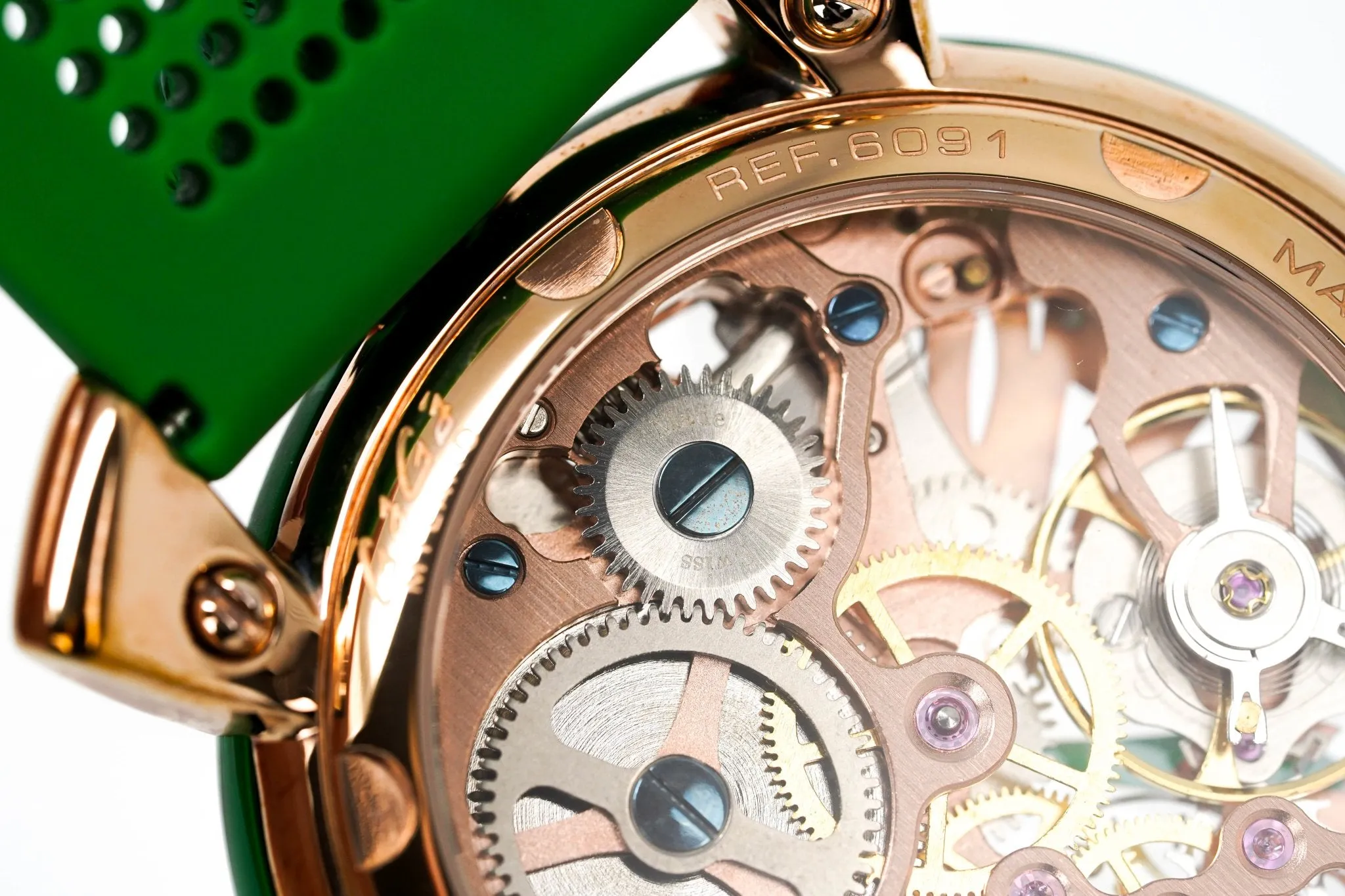 Gagà Milano Watch Manuale 48mm Crystal Green 6091.01