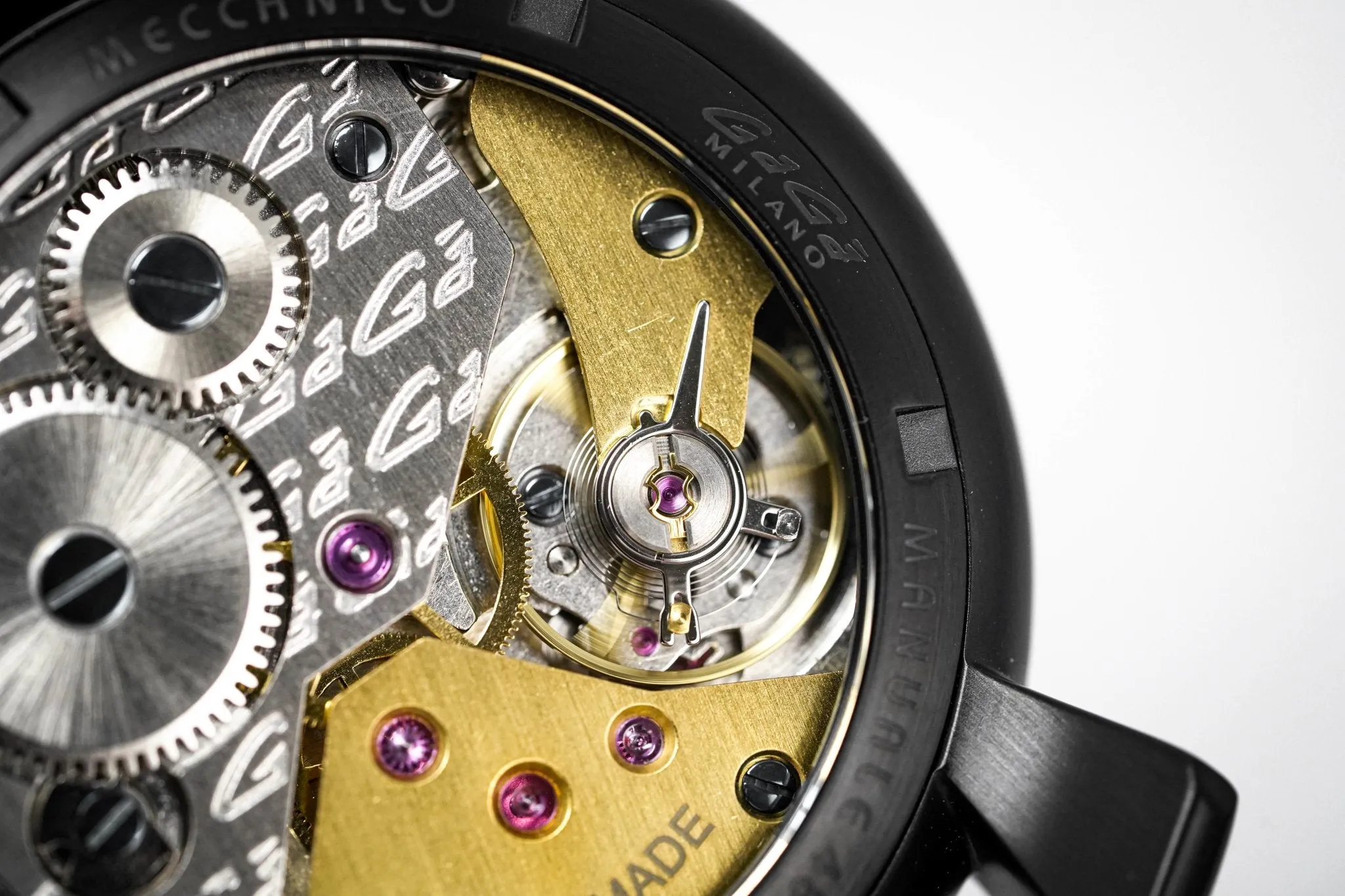 Gagà Milano Watch Manuale 48mm Special Edition Gold Carbon