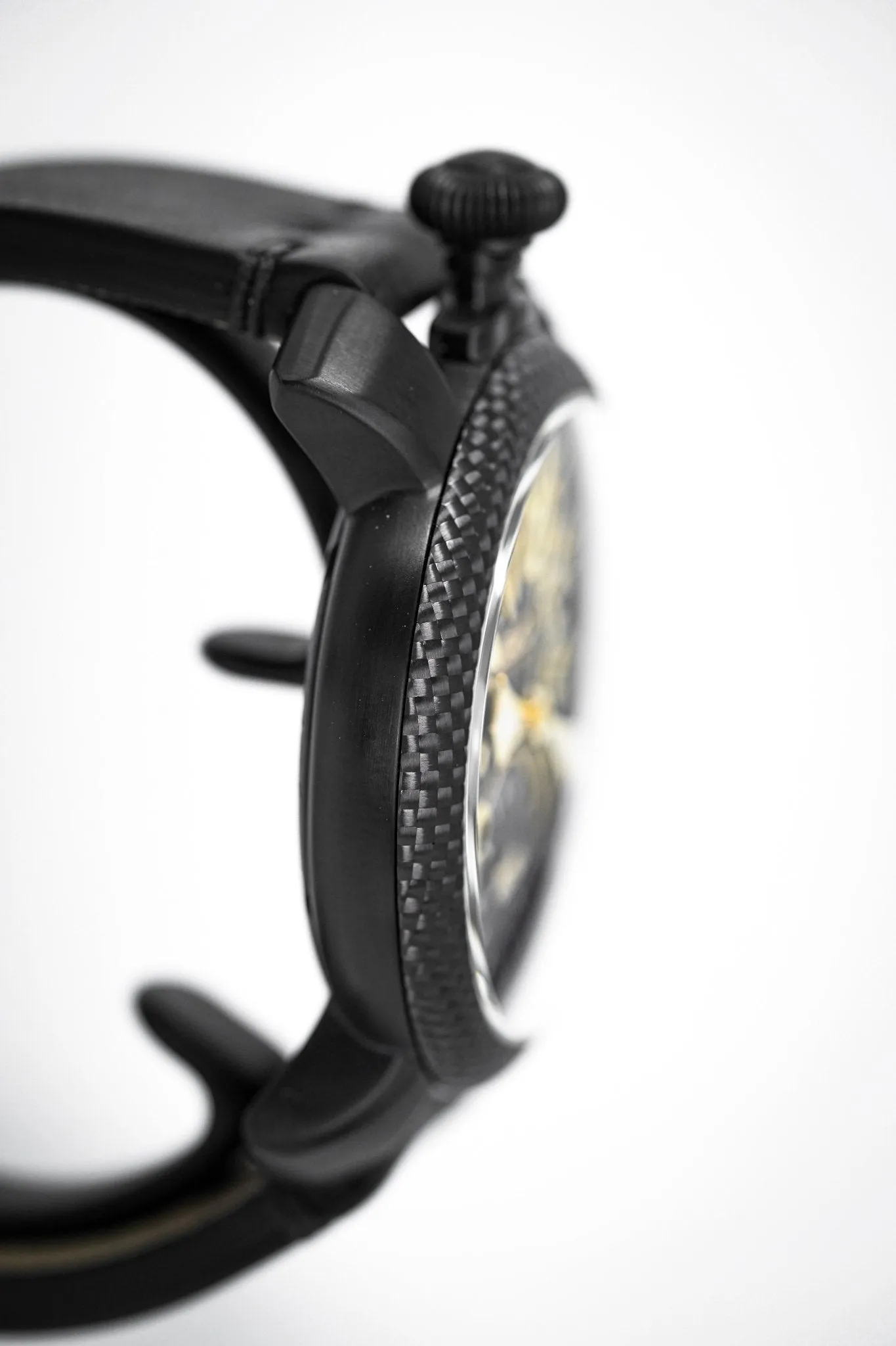 Gagà Milano Watch Manuale 48mm Special Edition Gold Carbon