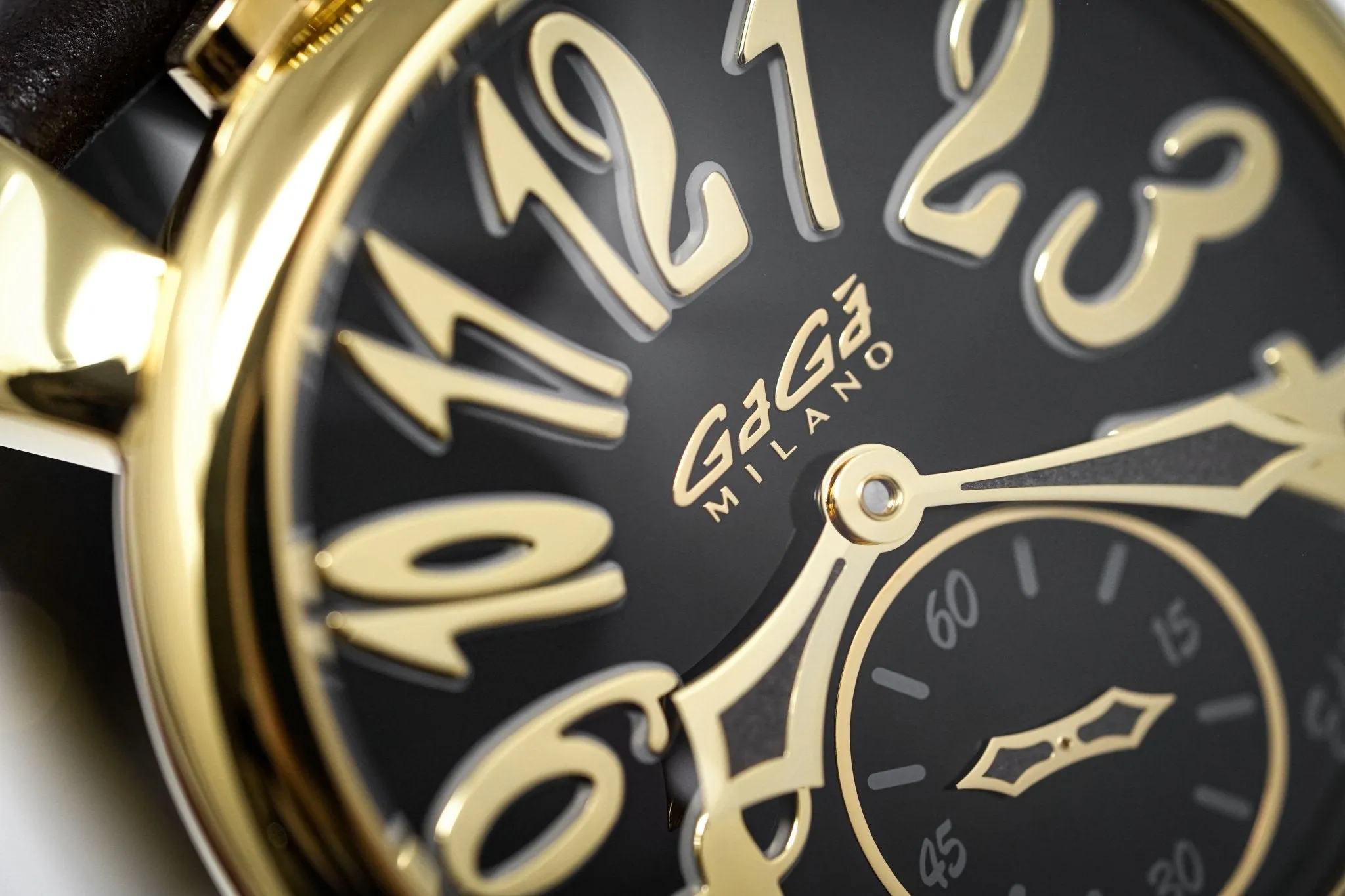 GaGà Milano Watch Manuale 48MM Special Edition Yellow Gold