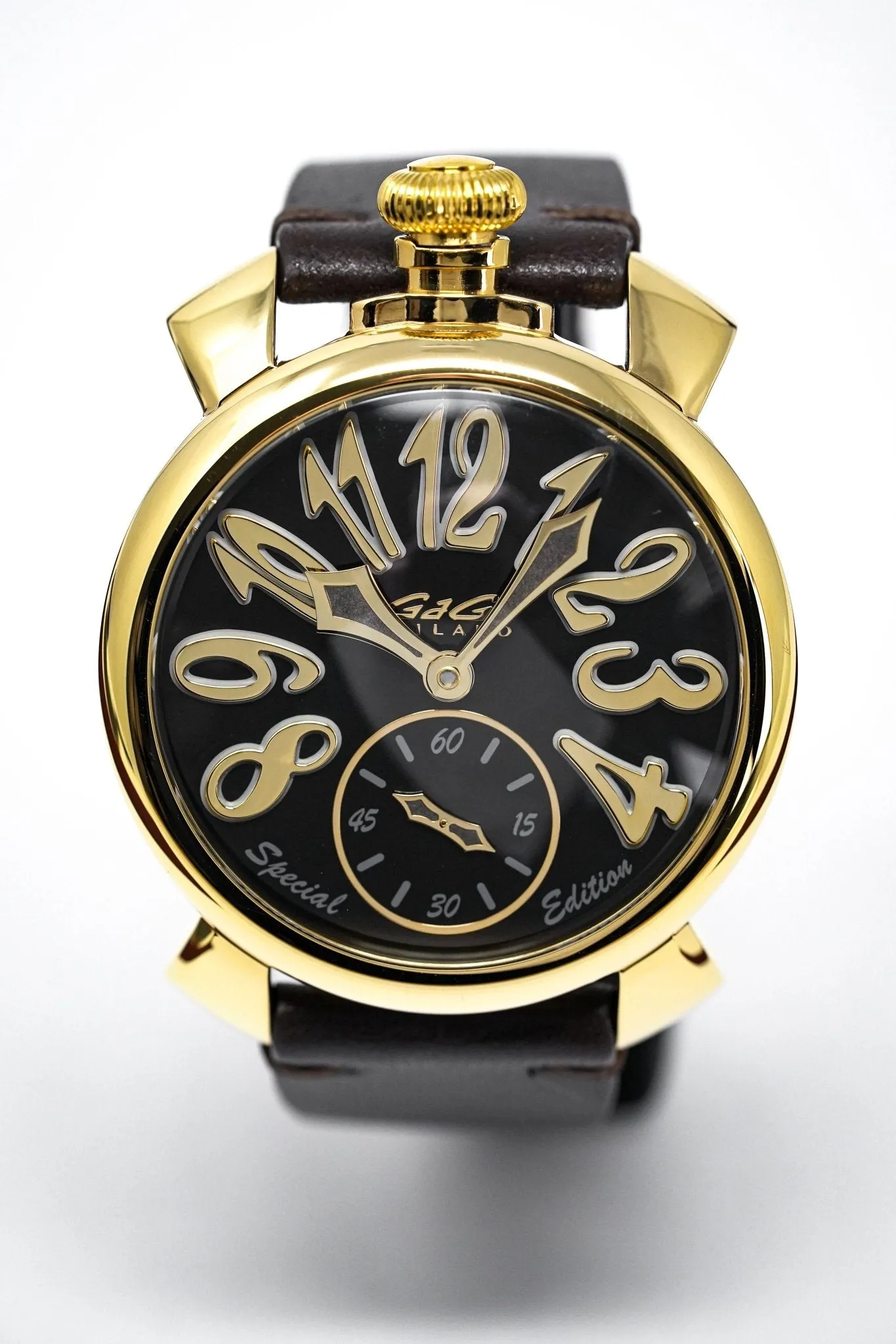 GaGà Milano Watch Manuale 48MM Special Edition Yellow Gold