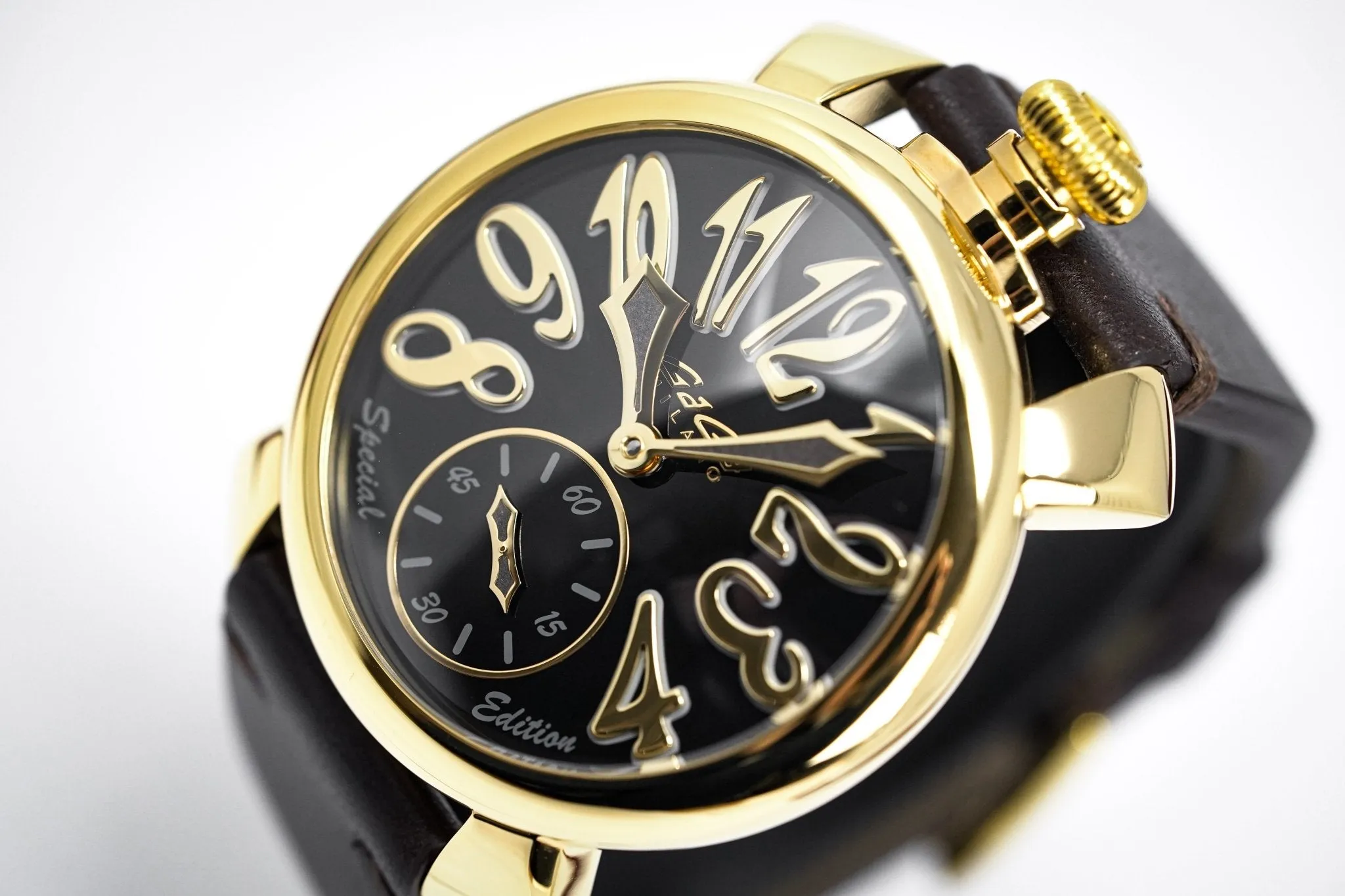 GaGà Milano Watch Manuale 48MM Special Edition Yellow Gold