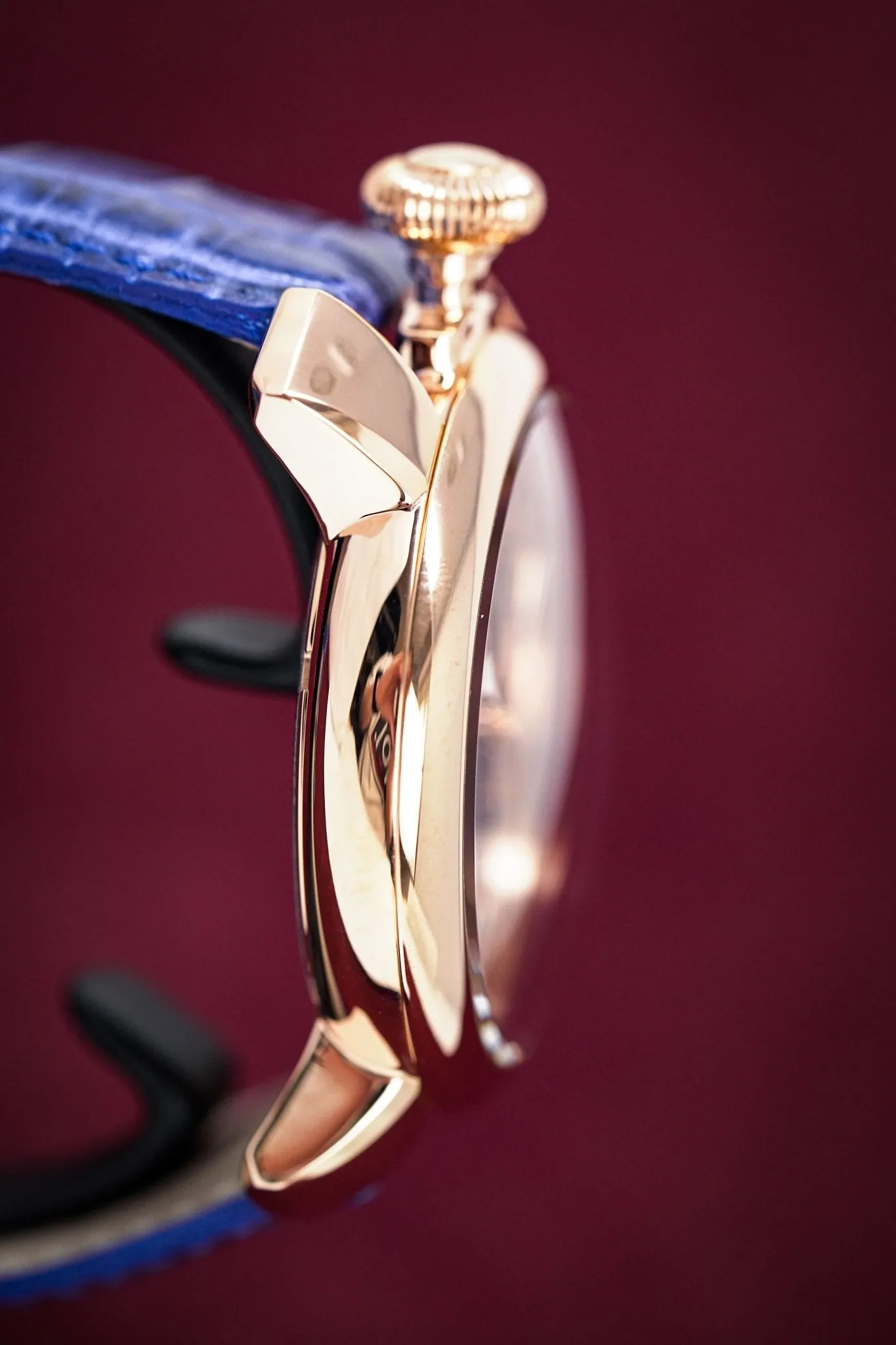 GaGà Milano Watch Manuale 48MM Stars Rose Gold Blue
