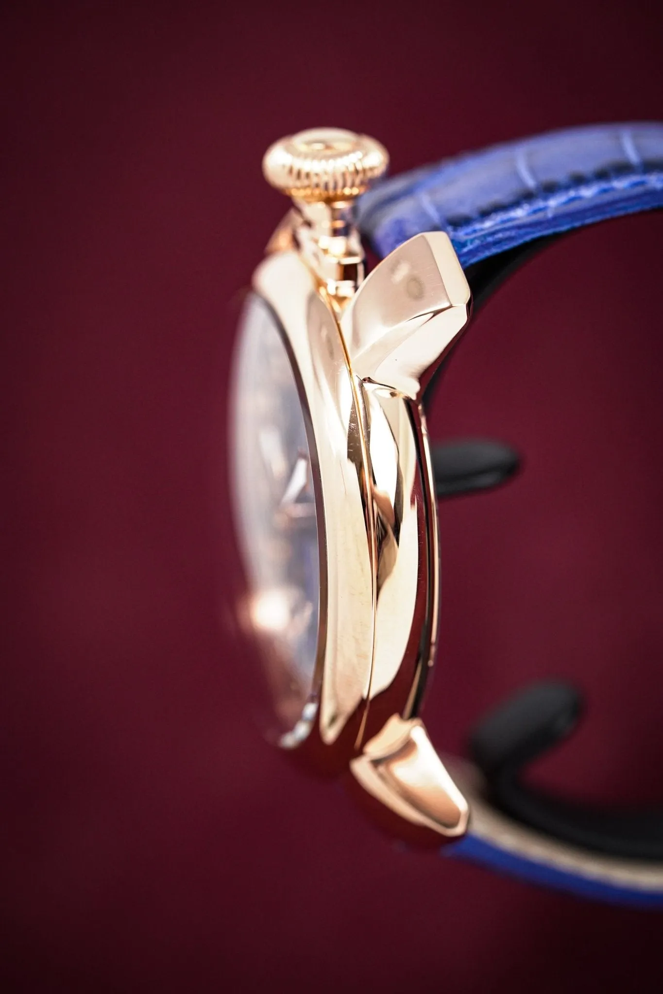 GaGà Milano Watch Manuale 48MM Stars Rose Gold Blue