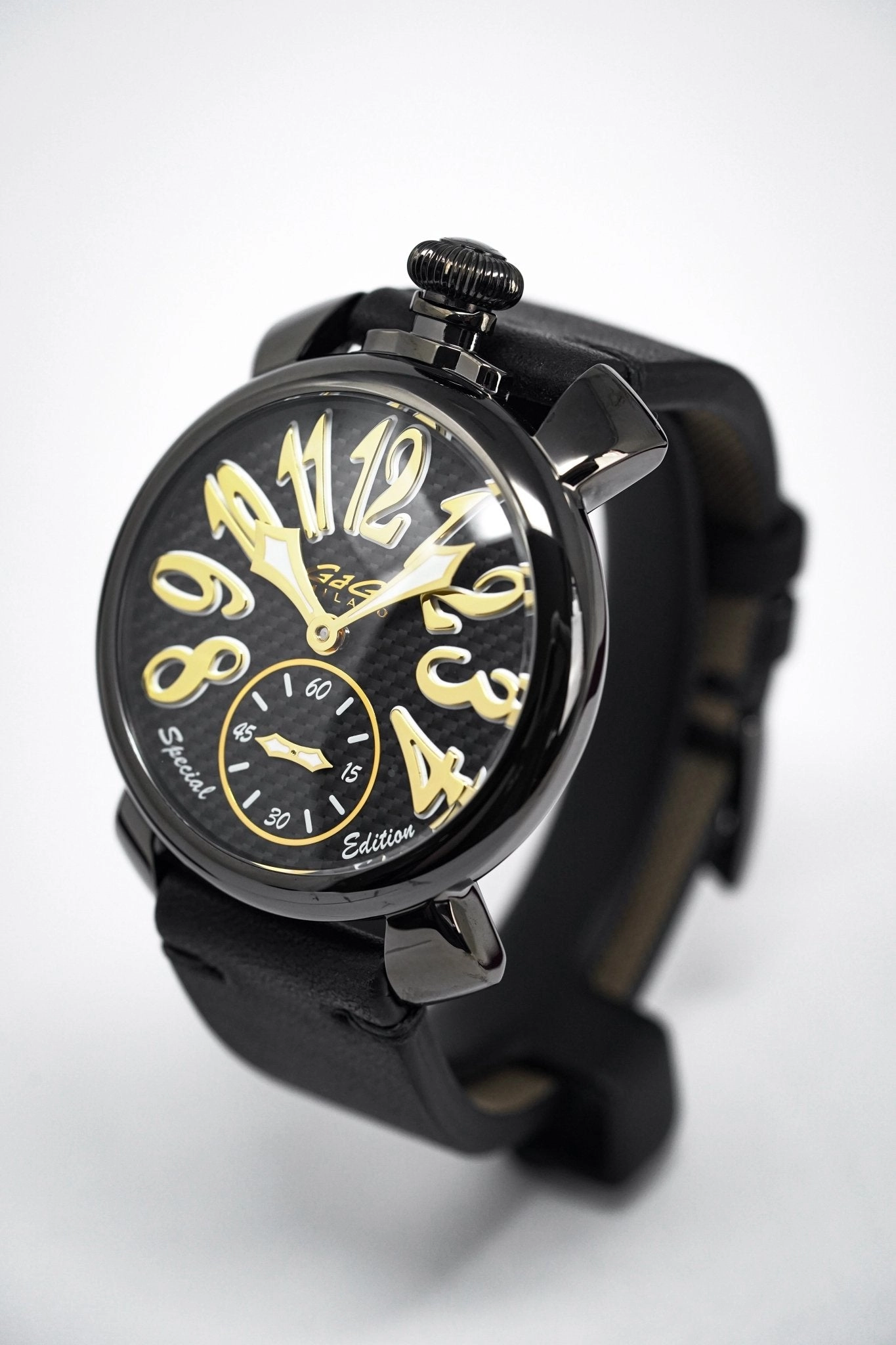 Gagà Milano Watch Manuale Special Edition 48mm Black