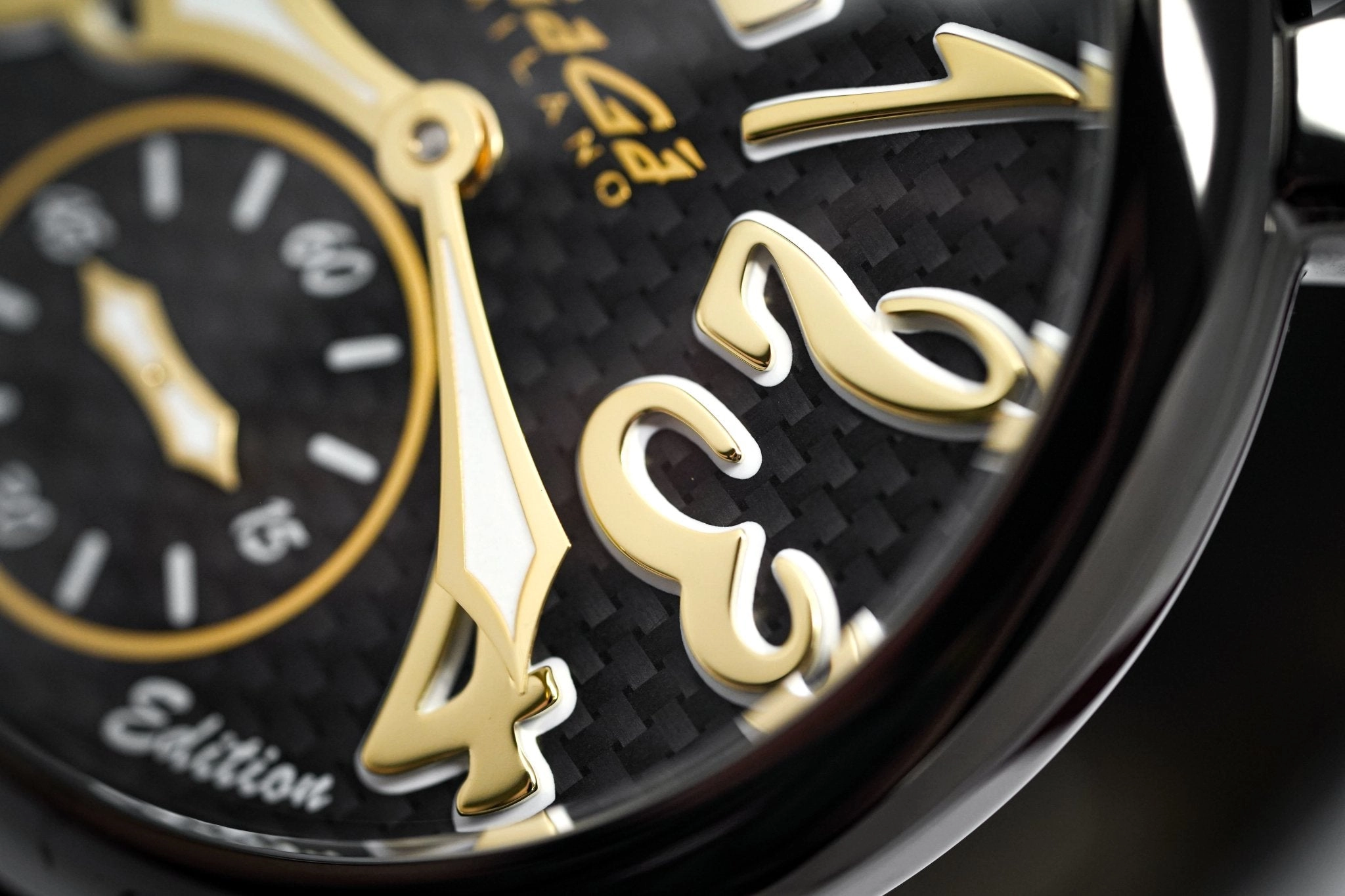 Gagà Milano Watch Manuale Special Edition 48mm Black