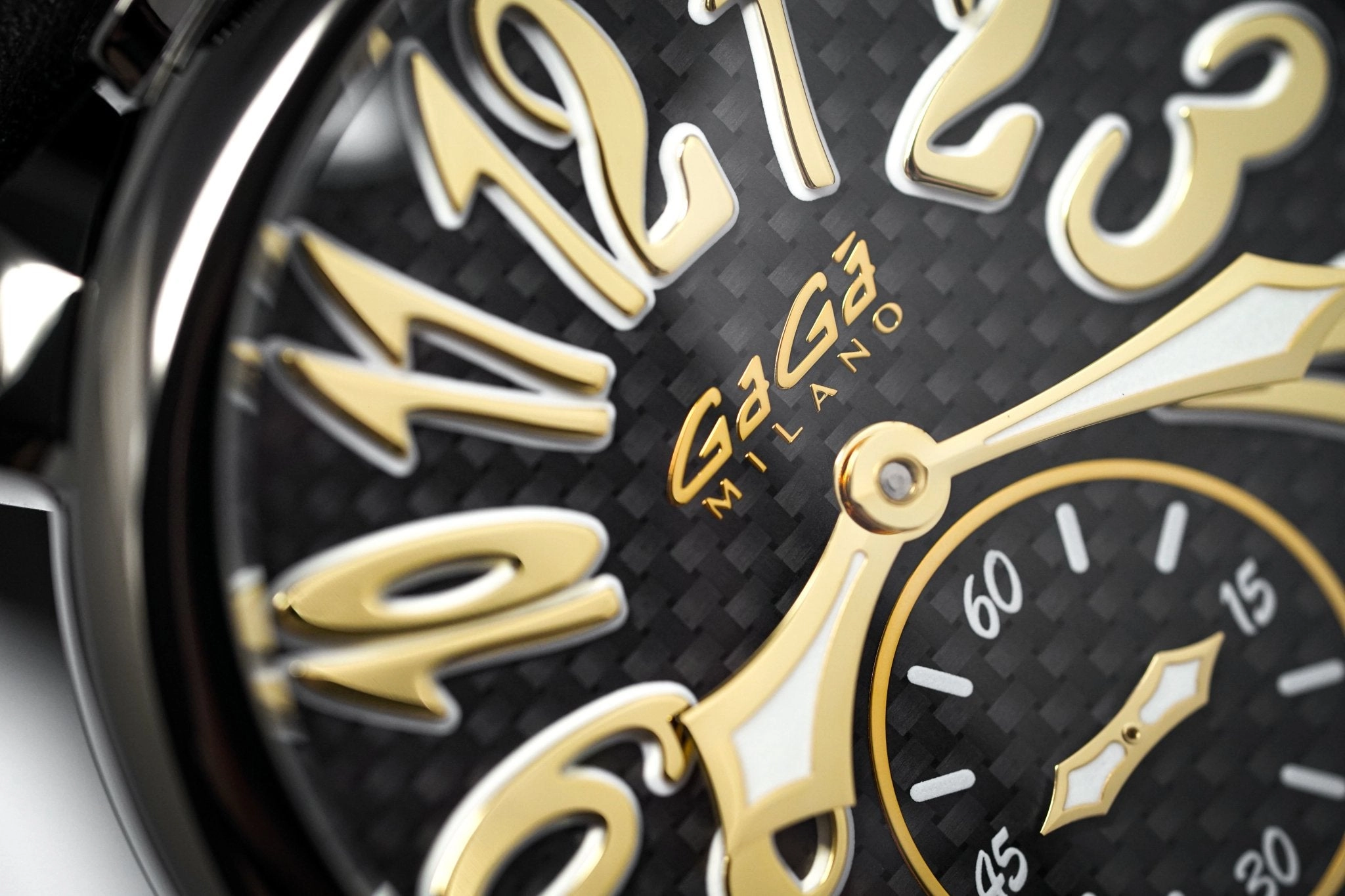 Gagà Milano Watch Manuale Special Edition 48mm Black