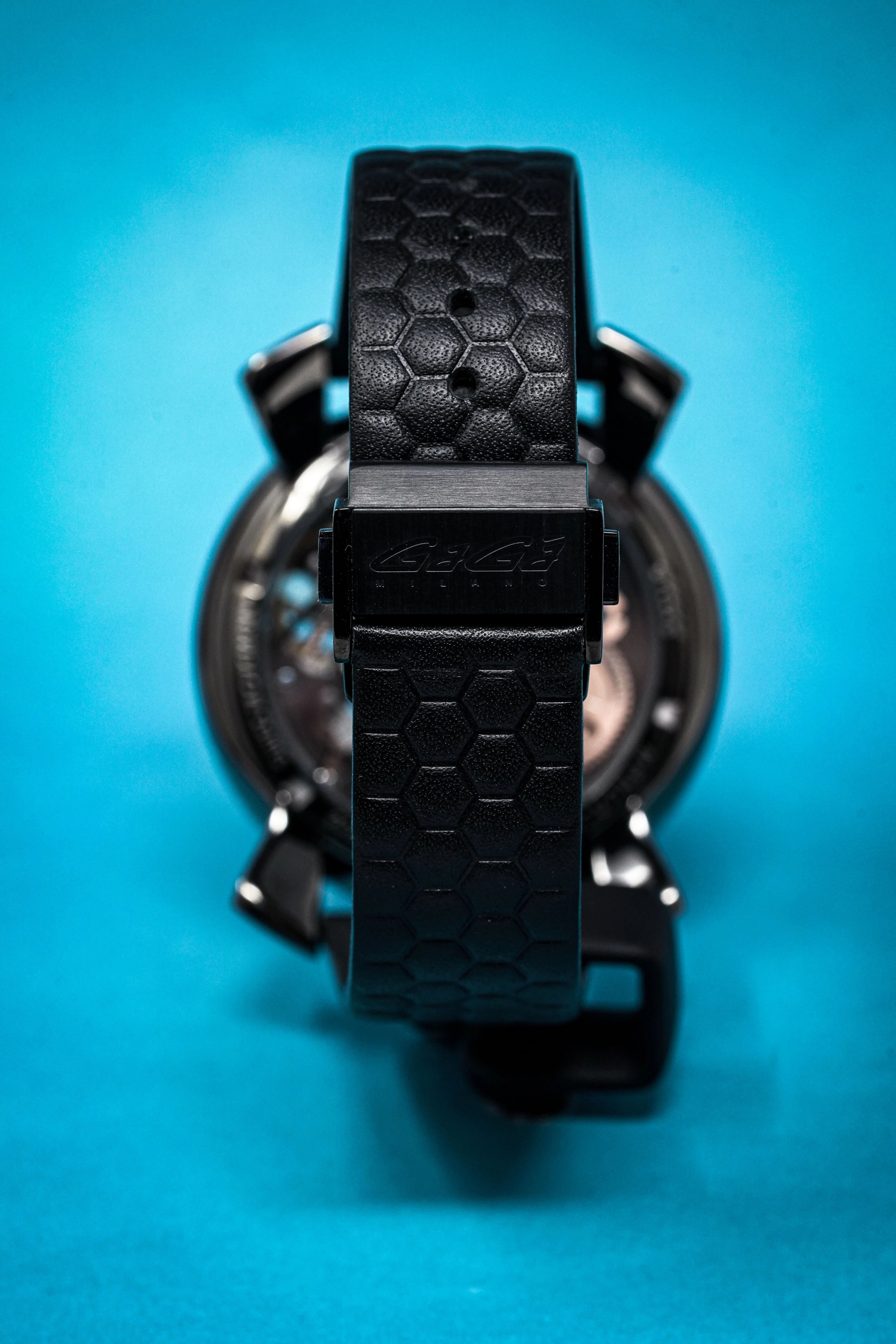 Gaga Milano Watch Neymar Jr. Skeleton Gun Carbon Limited Edition
