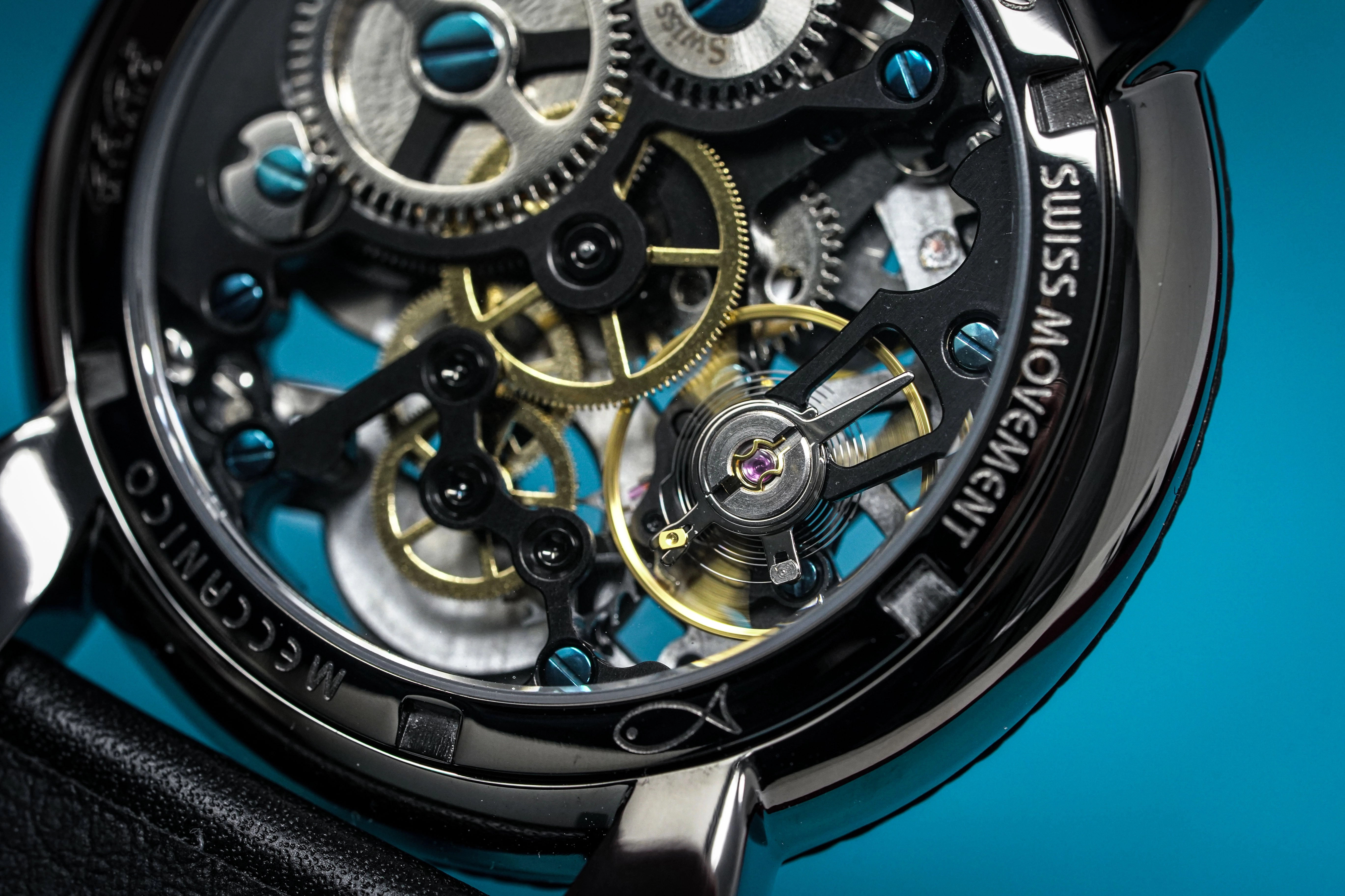 Gaga Milano Watch Neymar Jr. Skeleton Gun Carbon Limited Edition