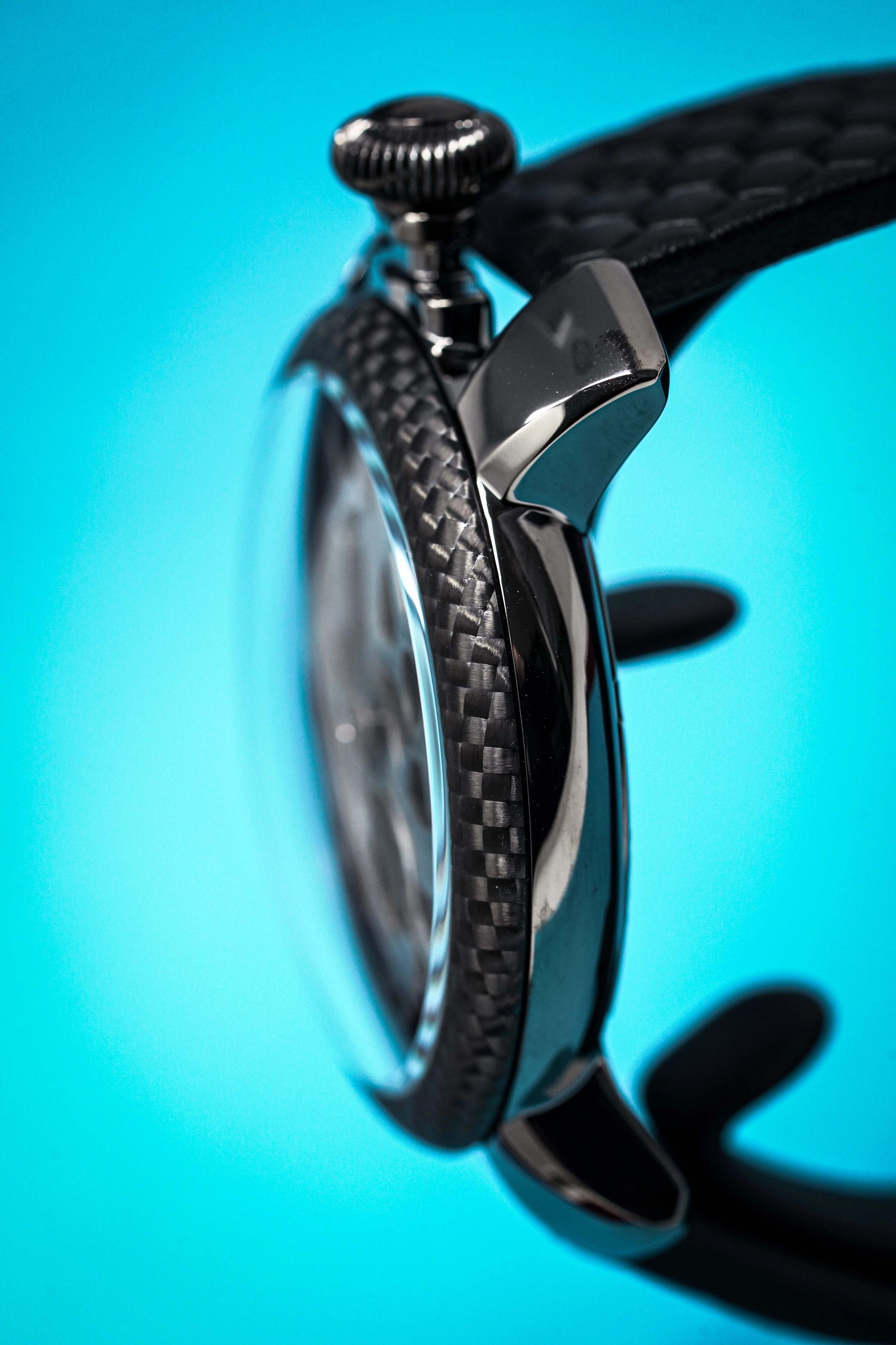 Gaga Milano Watch Neymar Jr. Skeleton Gun Carbon Limited Edition