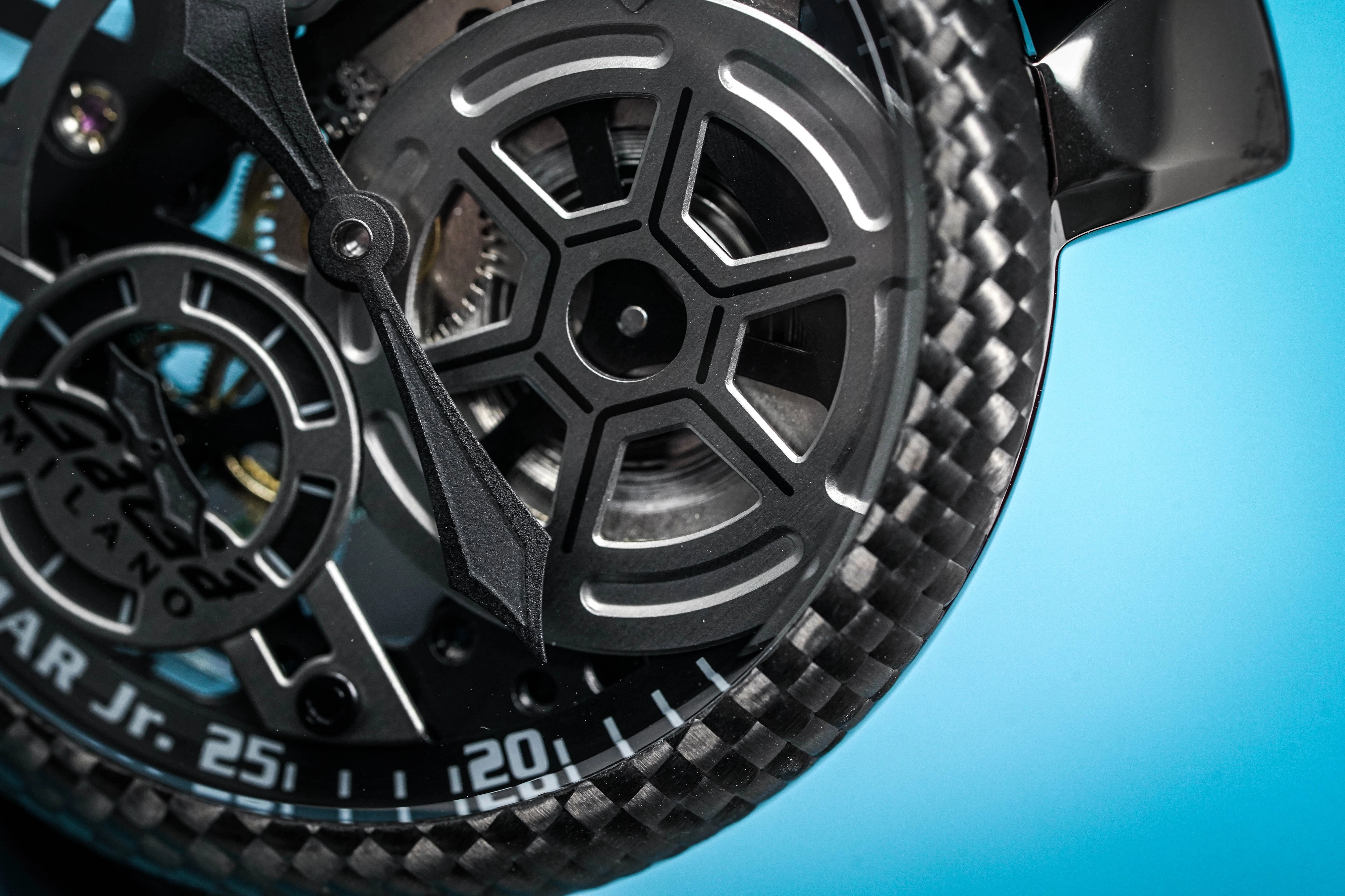 Gaga Milano Watch Neymar Jr. Skeleton Gun Carbon Limited Edition