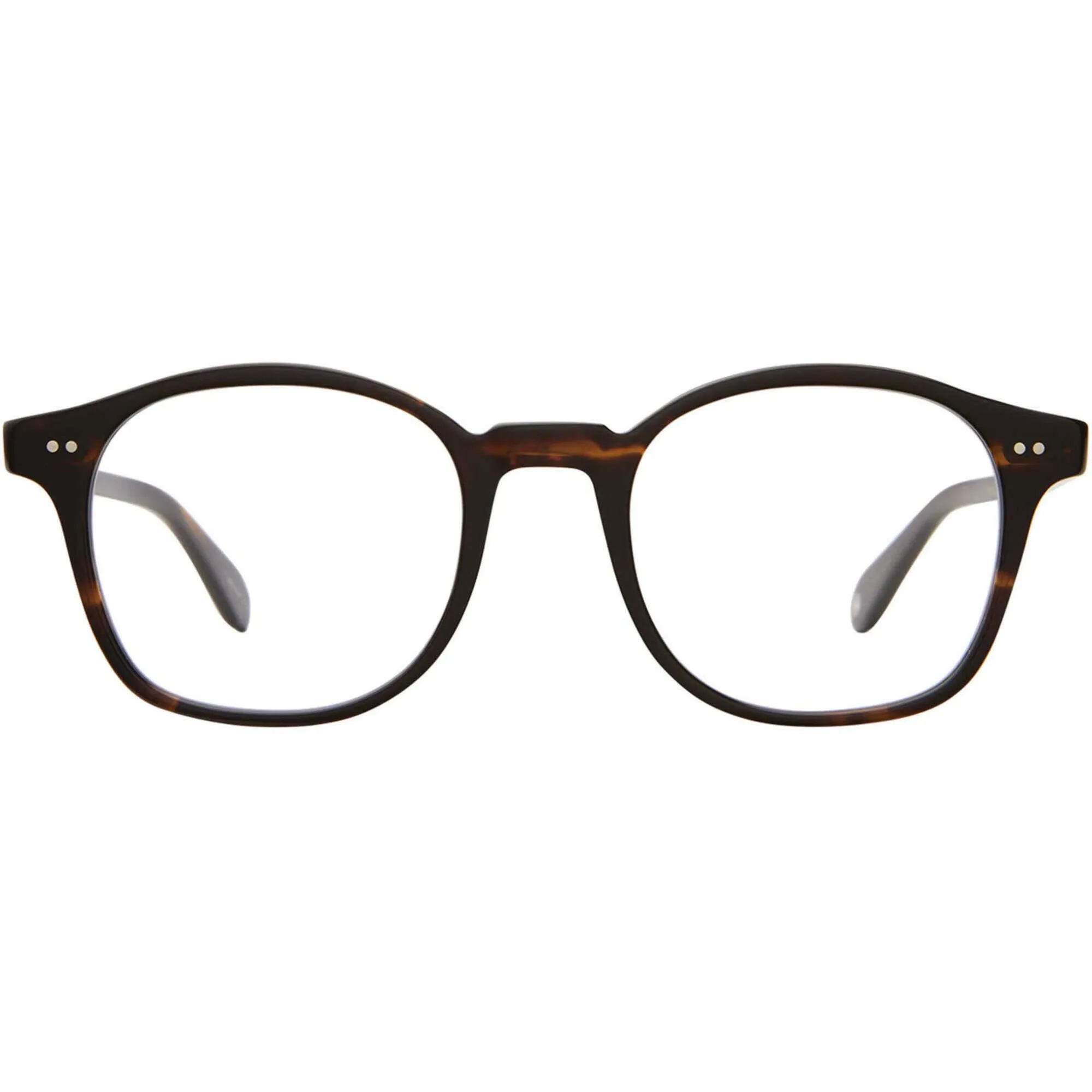 Garrett Leight Women's Eyeglasses - Coffee Tortoise Acetate Square Frame | RILEY COFT