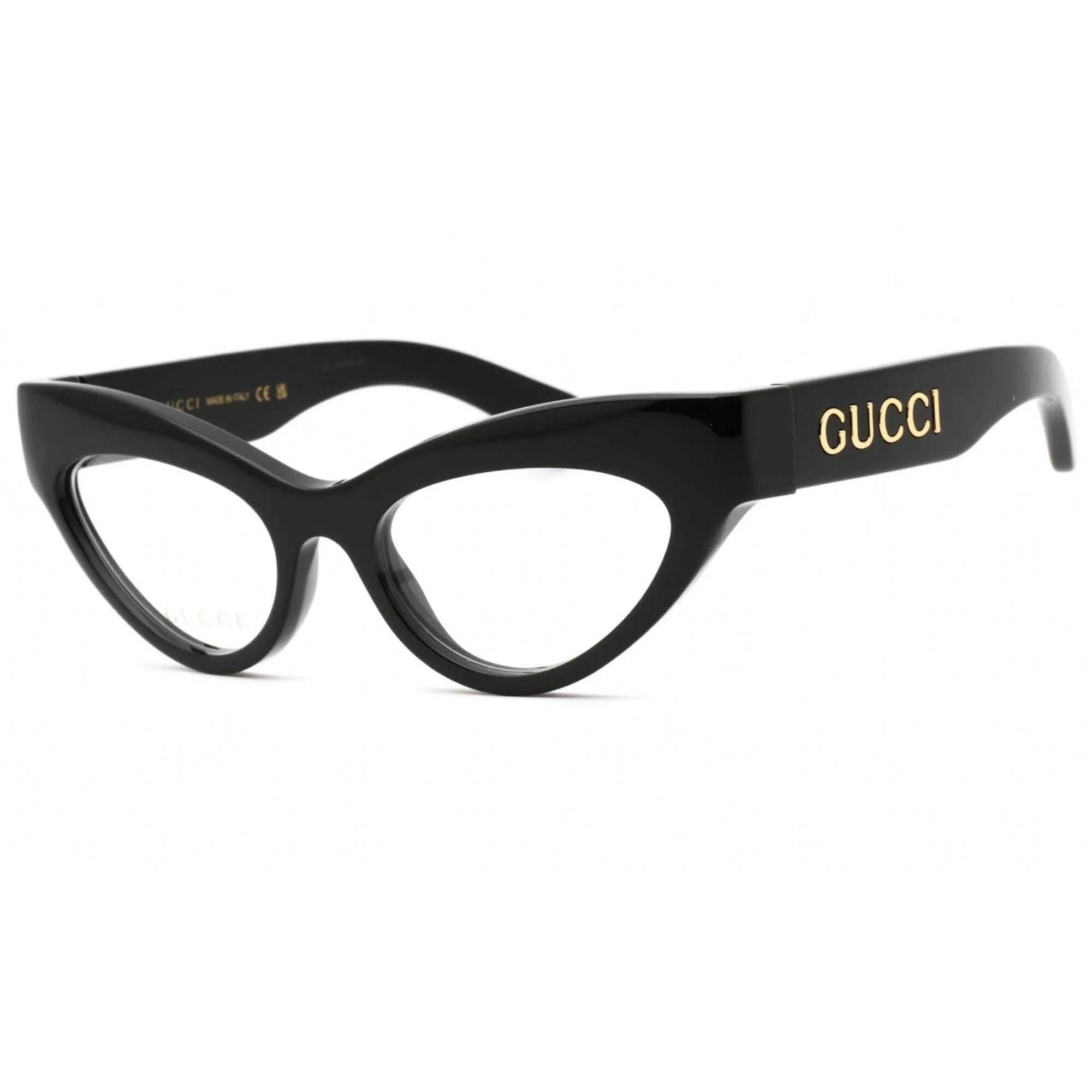 Gucci Women's Eyeglasses - Black Cat Eye Full Rim Plastic Frame | GG1295O 001